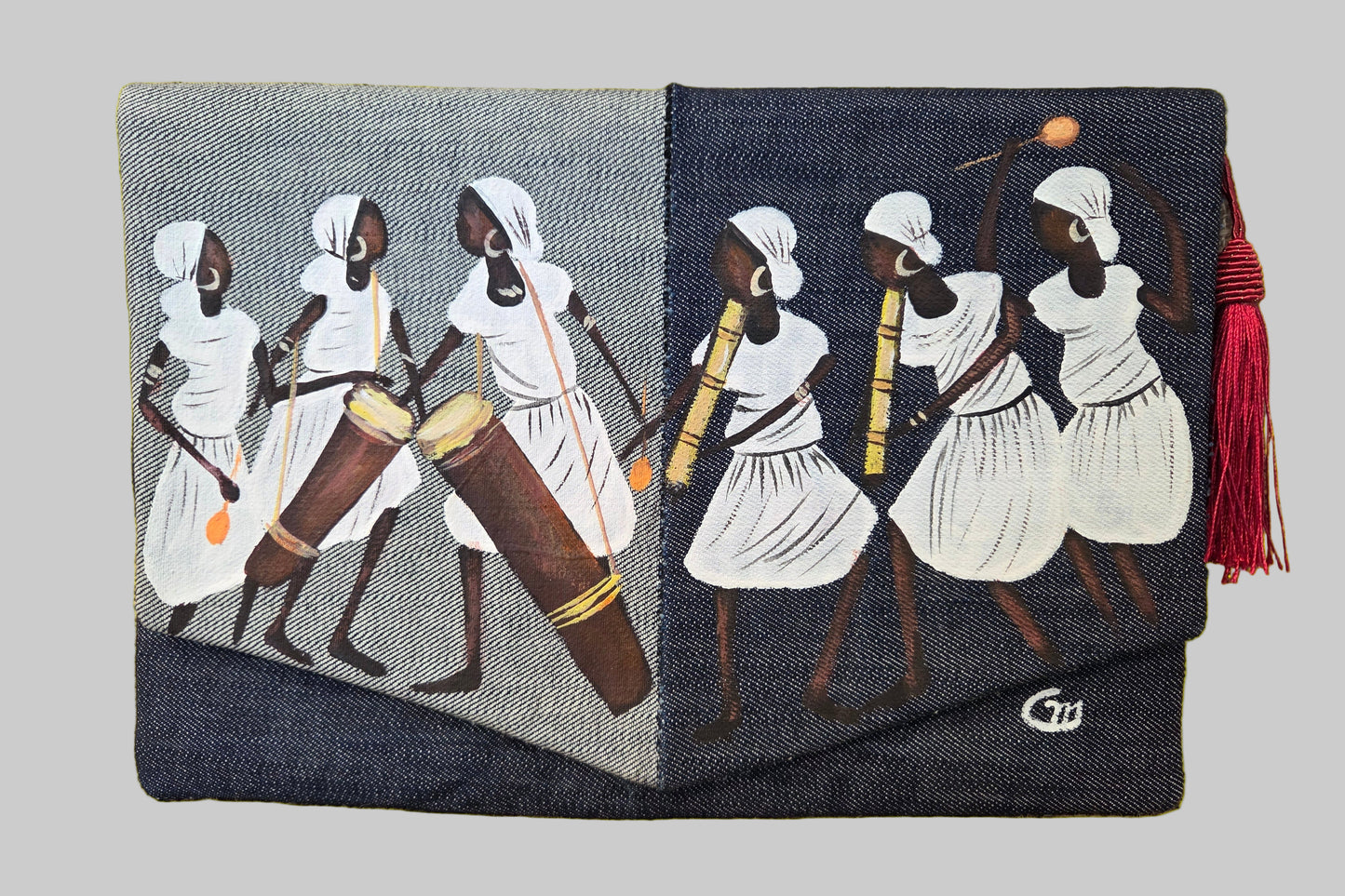 Clutch Hand Painted