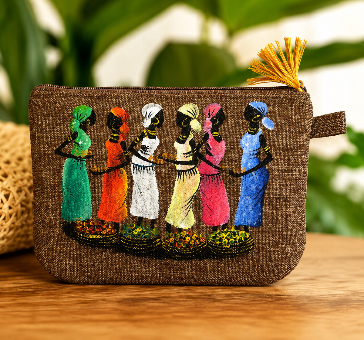 Clutch Hand Painted
