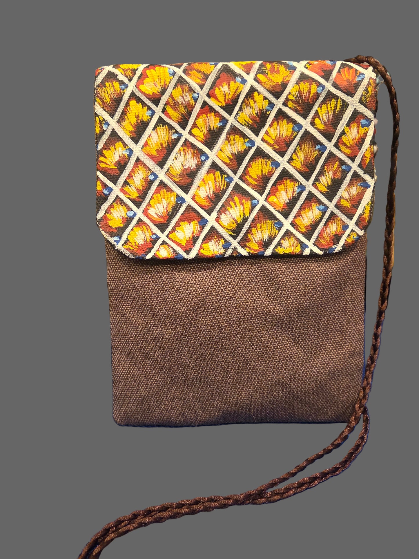 Crossbody Bag Hand Painted