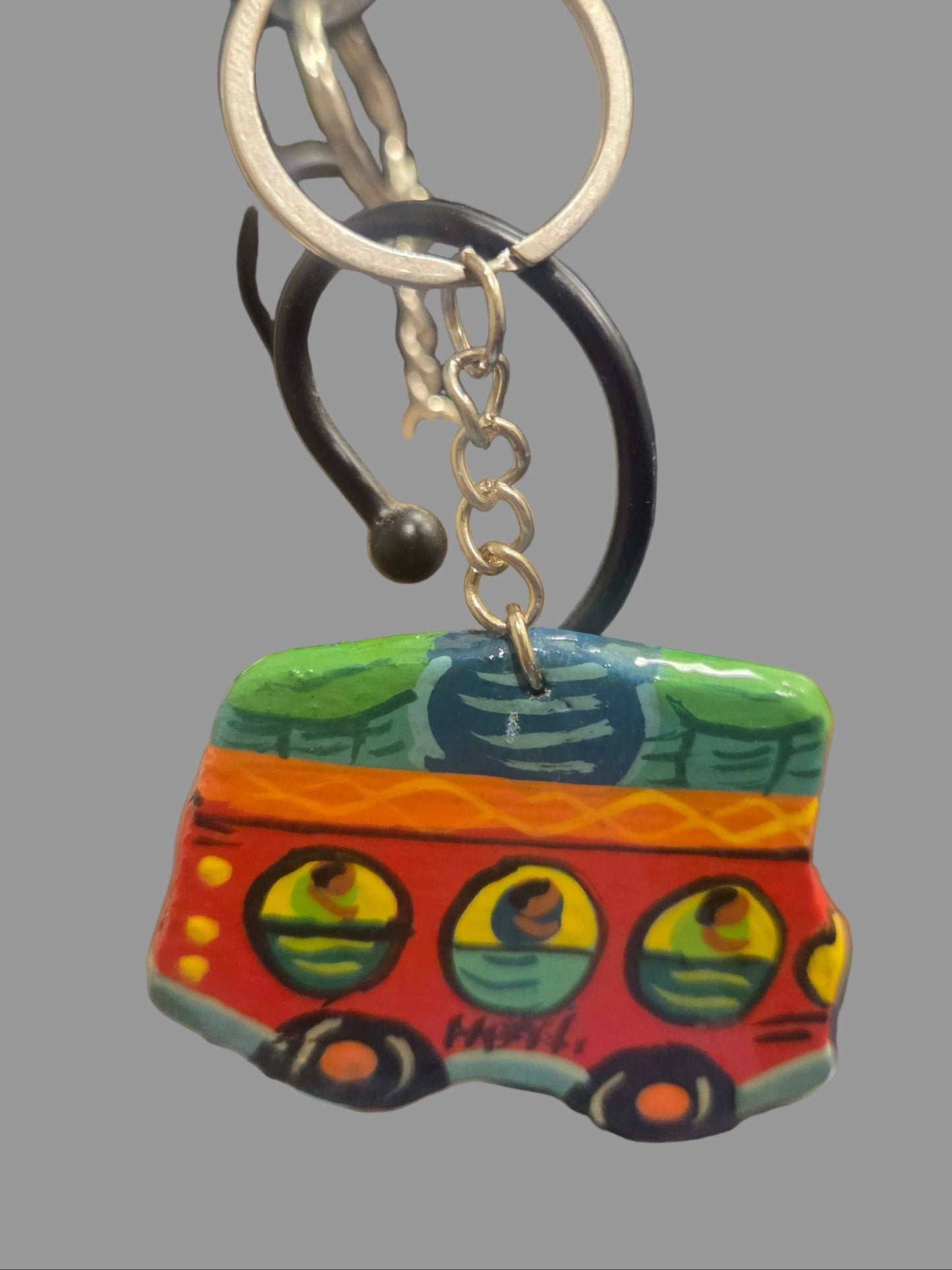 Keychains (Horn and Beaded Multicolor)
