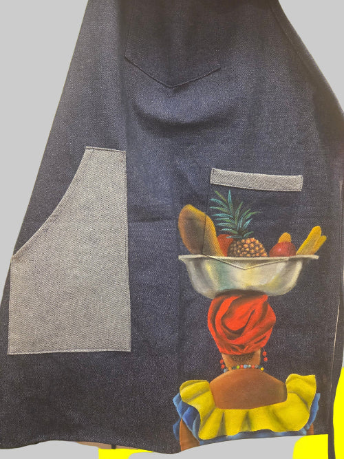 Apron Hand Painted