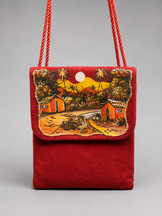 Crossbody Bag Hand Painted