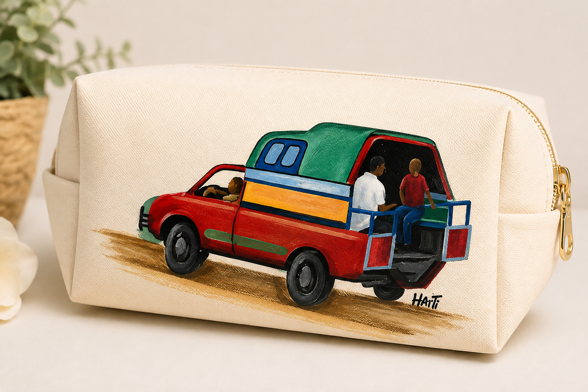 Makeup Bag Hand Painted