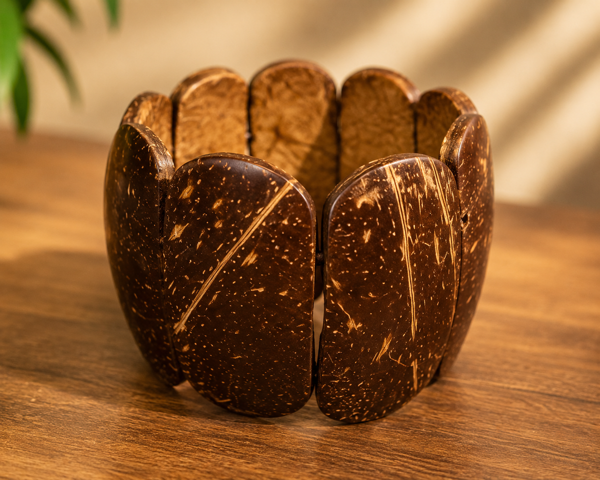 Horn and Coconut Bracelets
