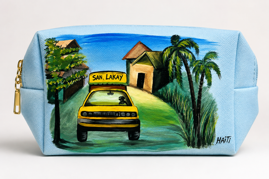 Makeup Bag Hand Painted