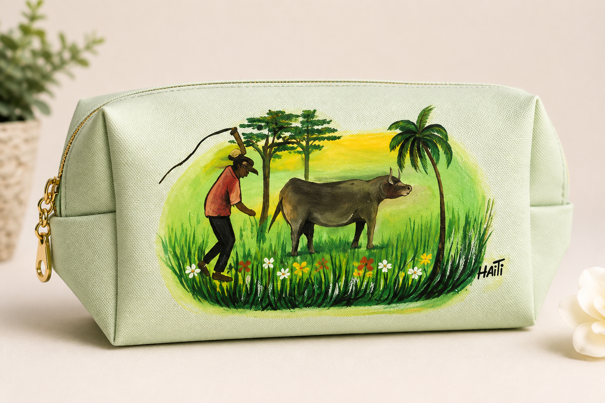Makeup Bag Hand Painted