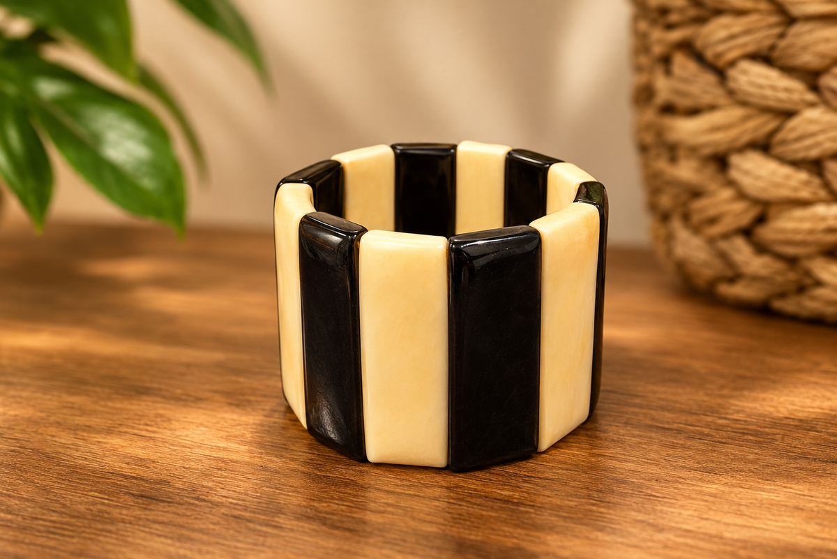 Horn and Coconut Bracelets