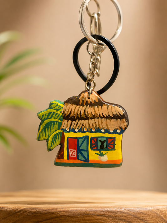 Keychains (Horn and Beaded Multicolor)