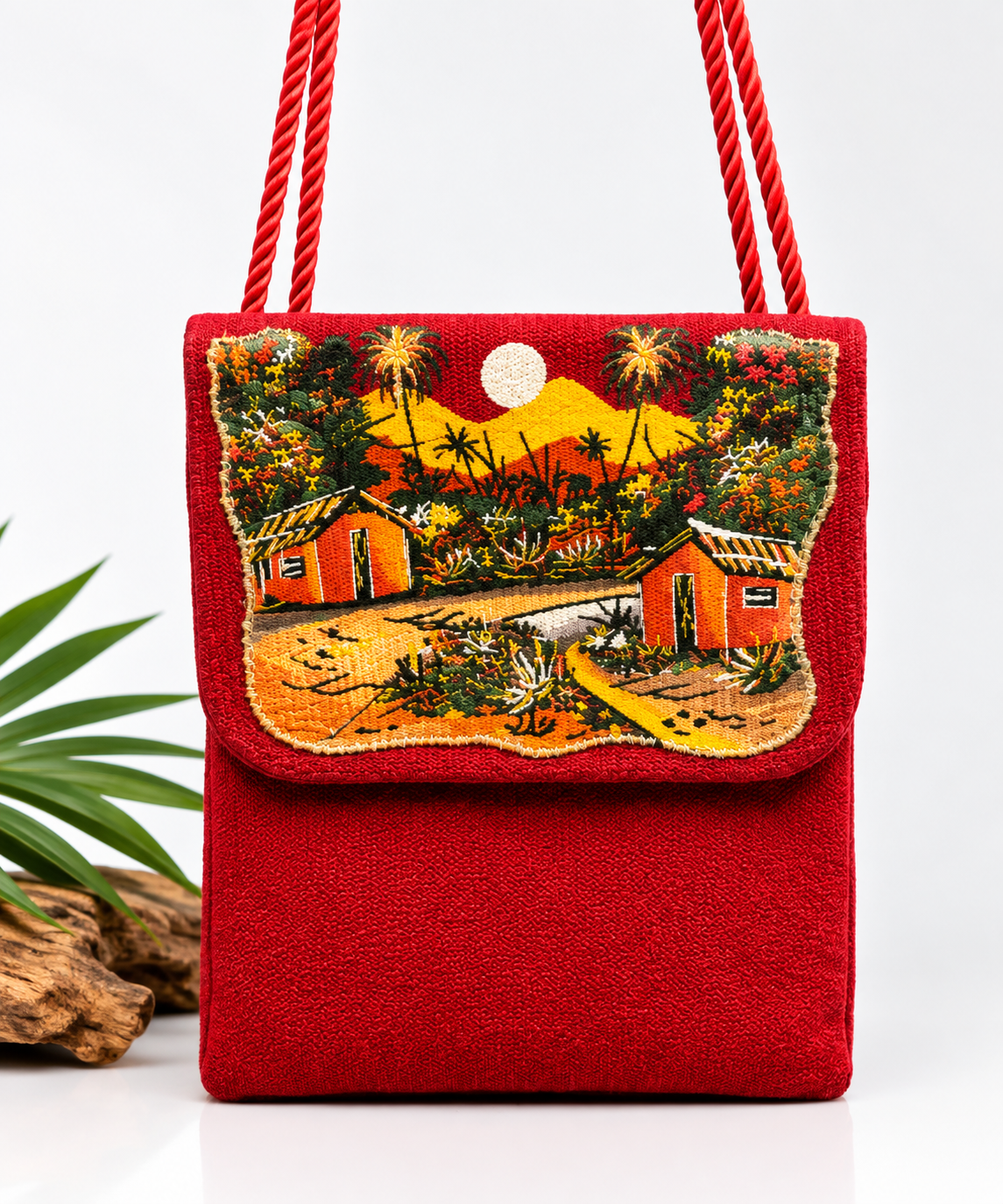 Crossbody Bag Hand Painted