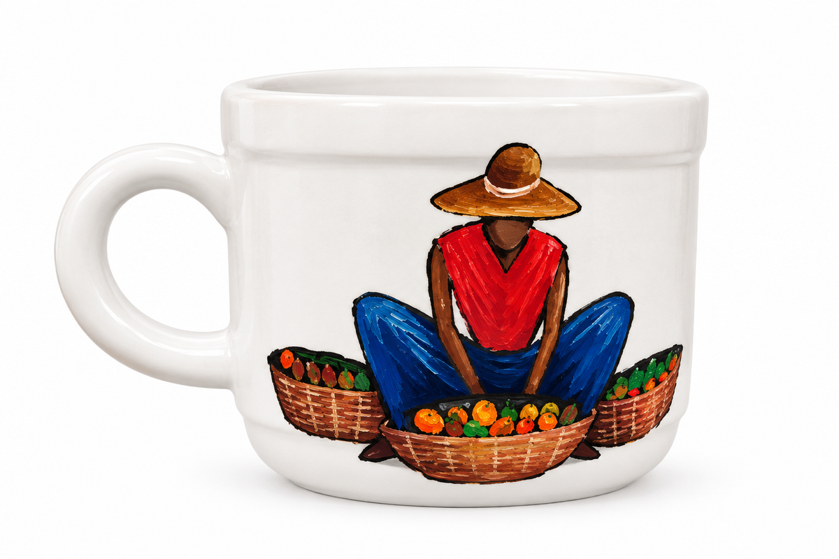Ceramic Mug Hand Painted