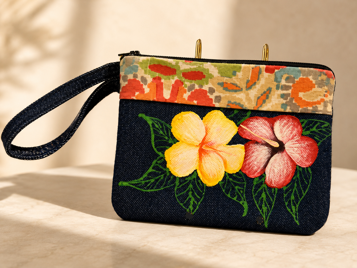 Clutch Hand Painted