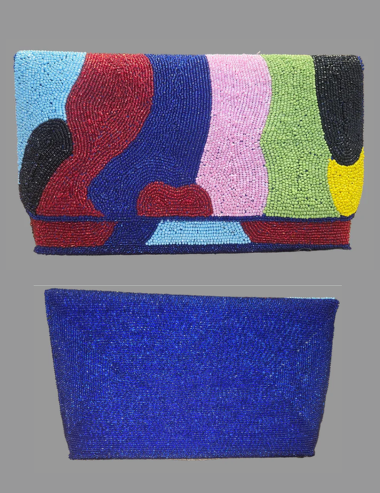 Beaded Pearl Clutch Bag