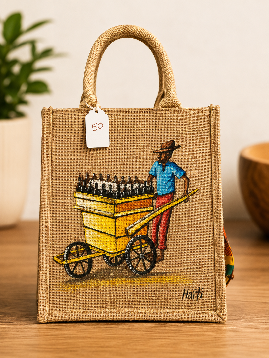Tote Bag Hand Painted