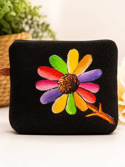 Mini Wallet Hand Painted