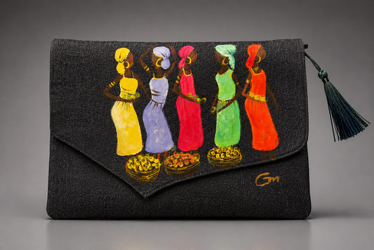 Clutch Hand Painted