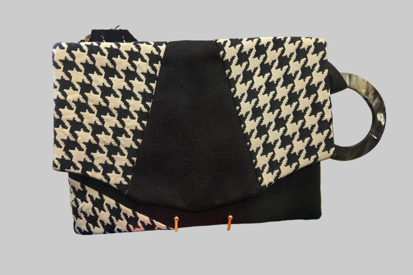 Handbag with Horn Handle