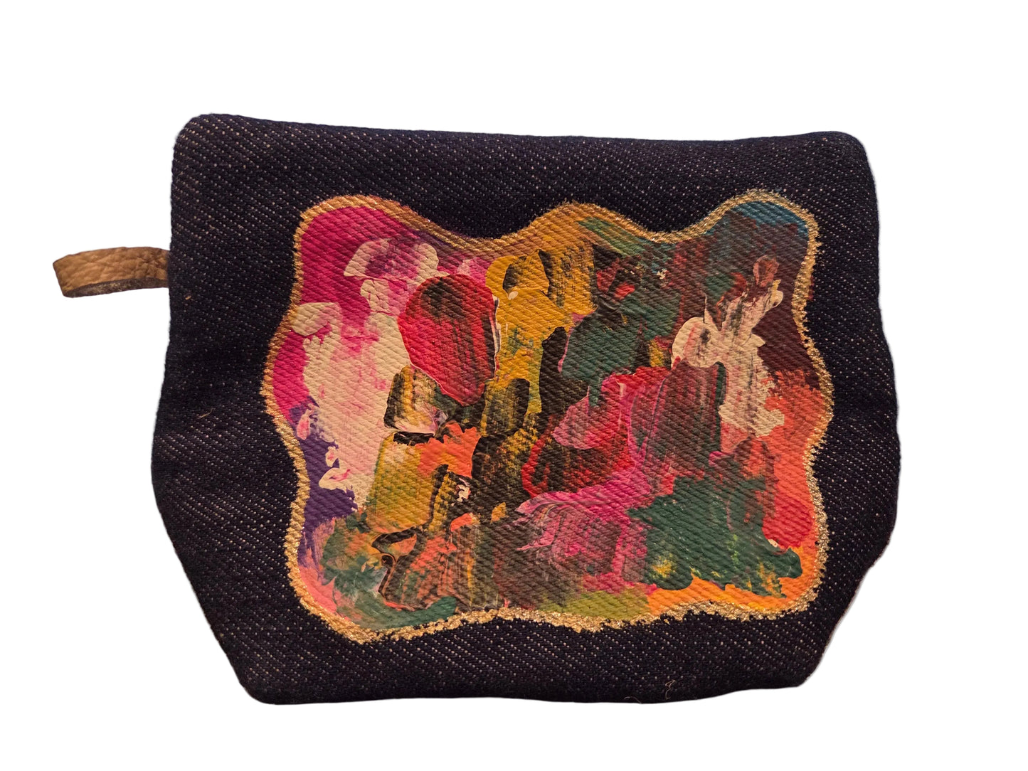 Mini Wallet Hand Painted