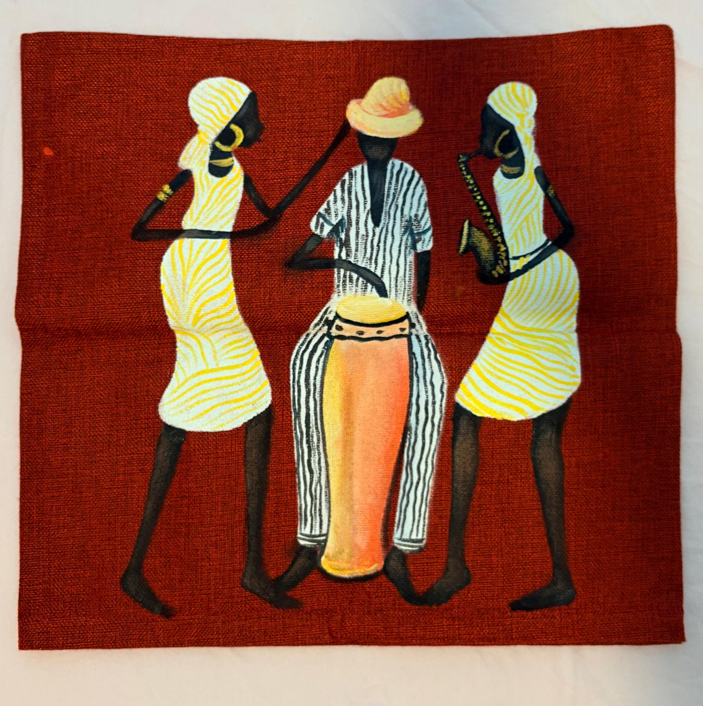 Hand painted Cushion Cover