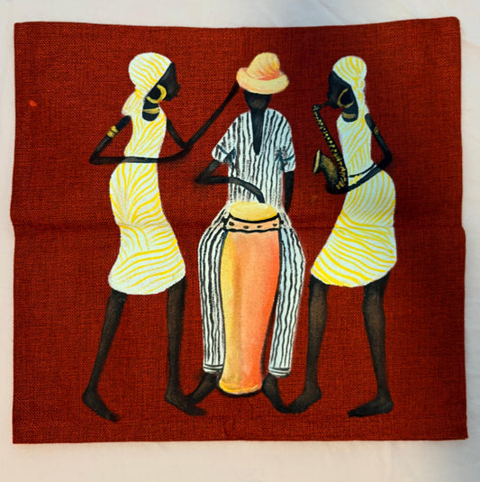 Hand painted Cushion Cover