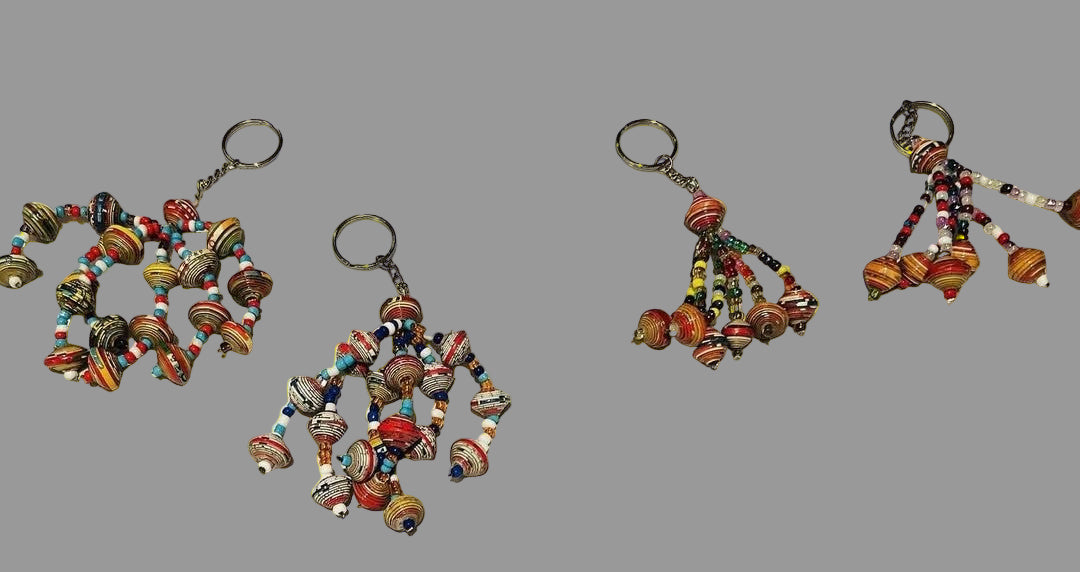 Keychains (Horn and Beaded Multicolor)