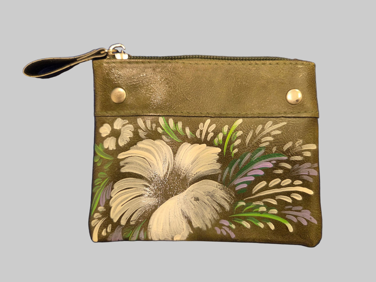 Mini Wallet Hand Painted