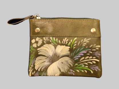 Mini Wallet Hand Painted
