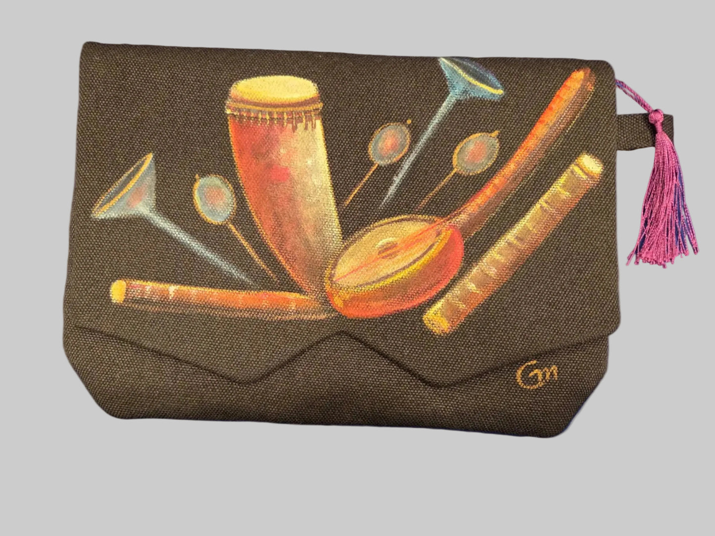 Clutch Hand Painted