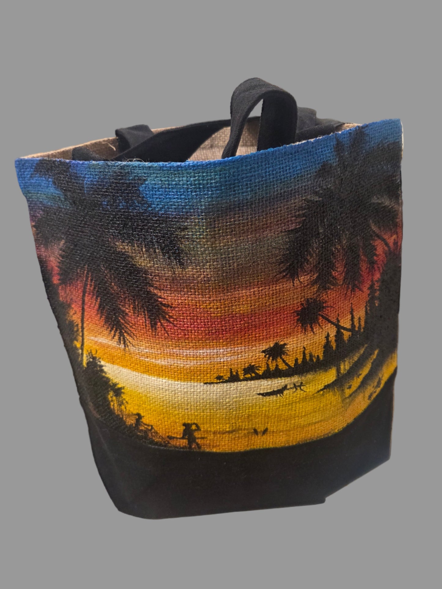 Jute Bag Hand Painted