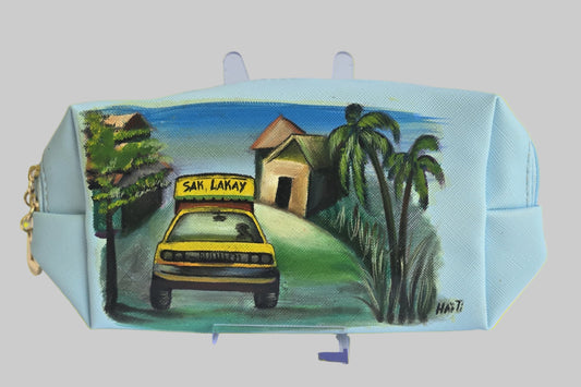 Makeup Bag Hand Painted
