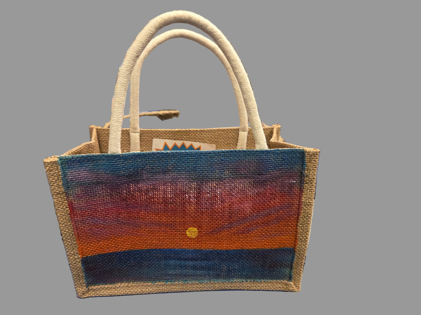Jute Bag Hand Painted