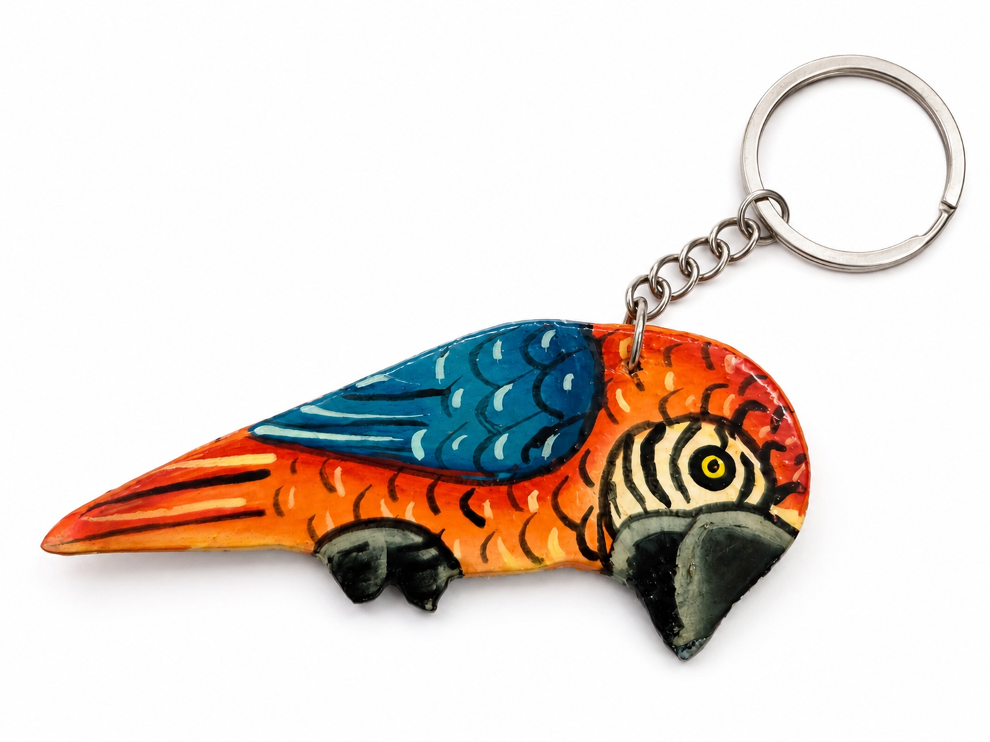 Keychains (Horn and Beaded Multicolor)